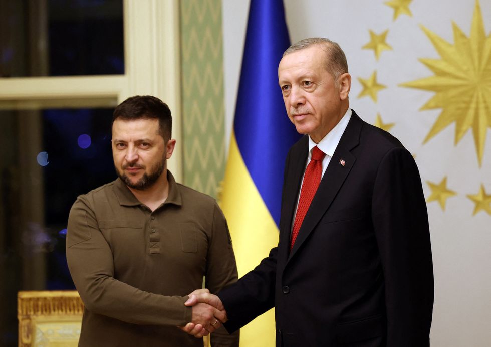 \u200bPresident Zelensky met with President Erdogan in person before the surprise swap