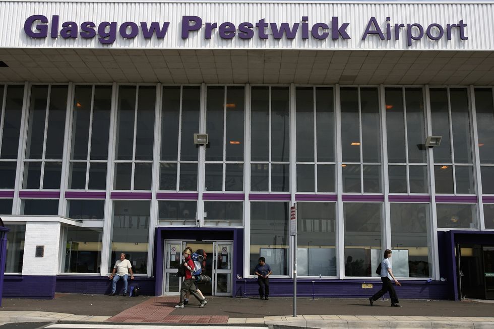 \u200bPrestwick Airport (file pic)