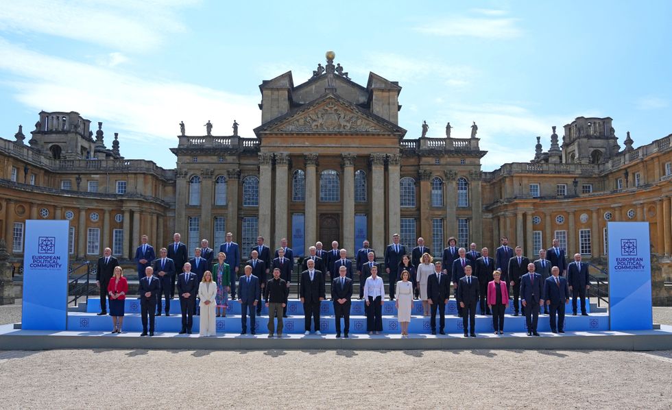 u200bPrime Minister Keir Starmer poses for a family photo