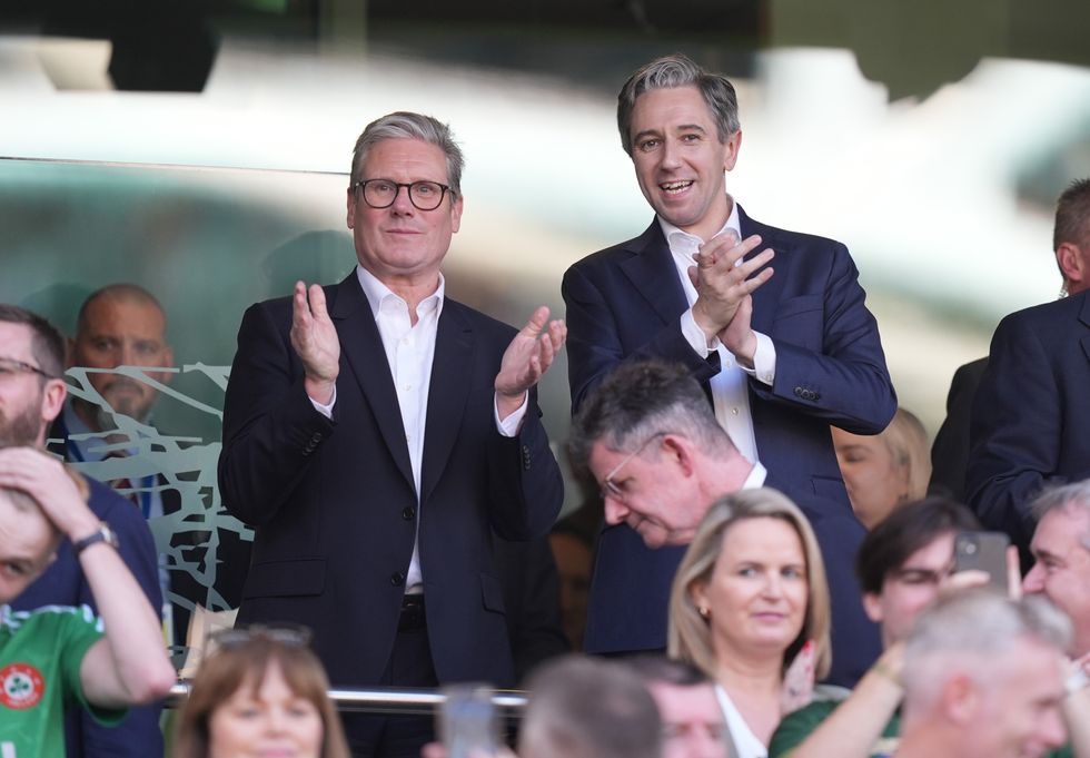 \u200bPrime Minister of the United Kingdom Kier Starmer  and Irish Prime Minister Taoiseach Simon Harris