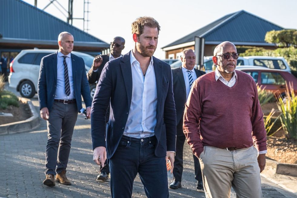 u200bPrince Harry, Duke of Sussex and Prince Seeiso of Lesotho a