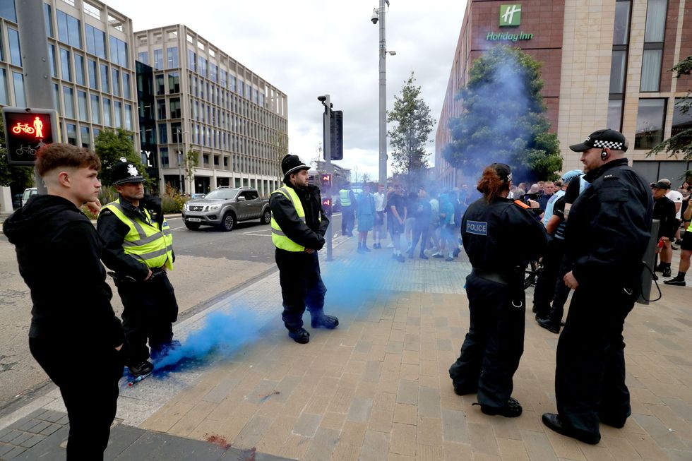 u200bProtests taking place in Sunderland city centre