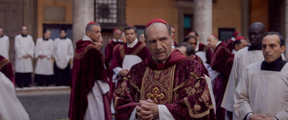 u200bRalph Fiennes as Cardinal Lawrence