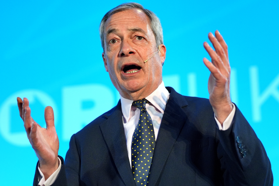 \u200bReform UK leader Nigel Farage has fumed at the figures