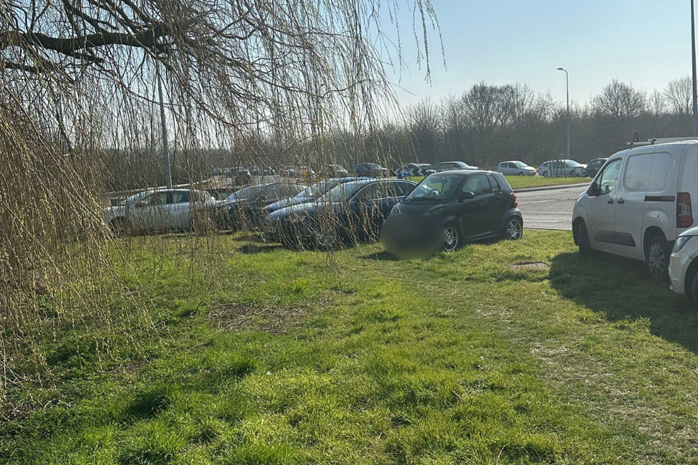 u200bResidents have taken to parking dangerously off a nearby roundabout