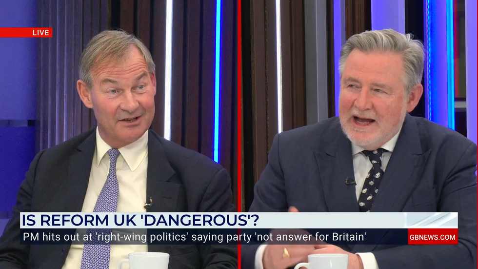 u200bRupert Lowe and Barry Gardiner clashed on GB News