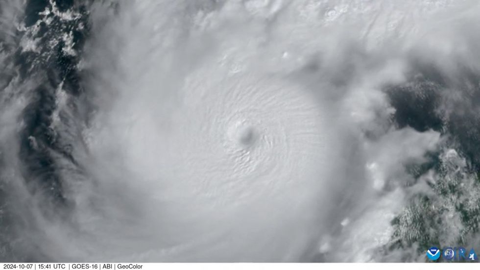 u200bSatellite image of Hurricane Milton