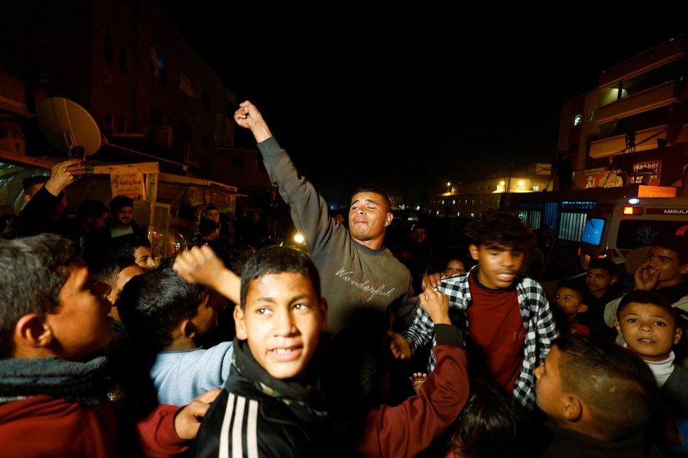 \u200bScenes of celebration in Gaza