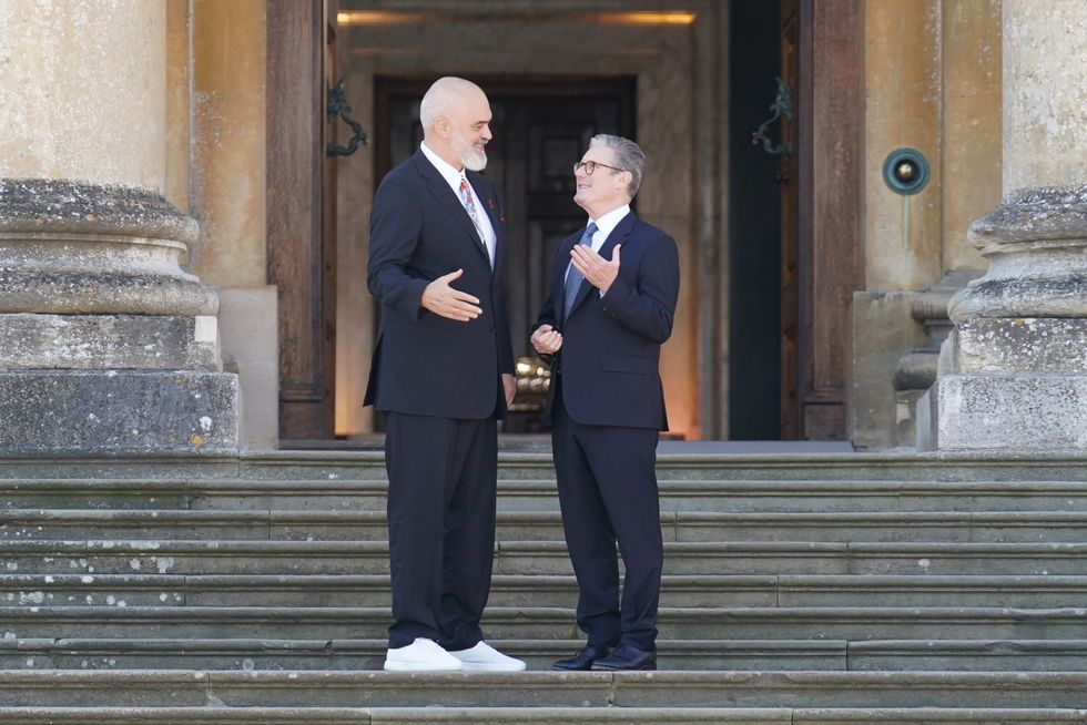 u200bSir Keir Starmer and Albanian PM Edi Rama