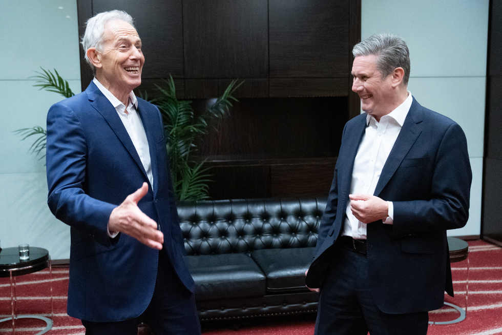 \u200bSir Tony Blair and Sir Keir Starmer