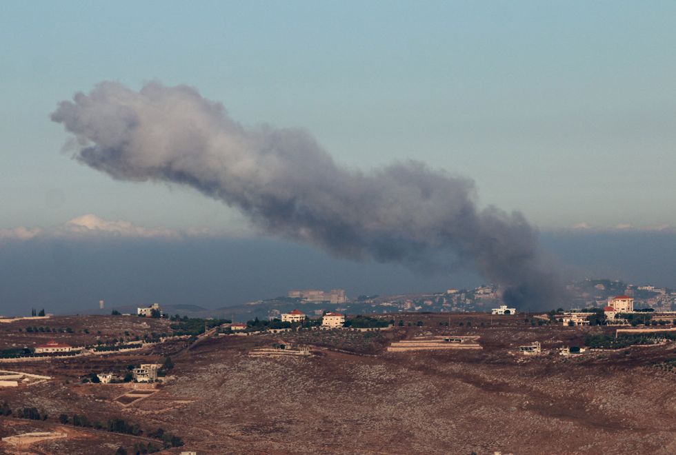 \u200bSmoke billows over southern Lebanon