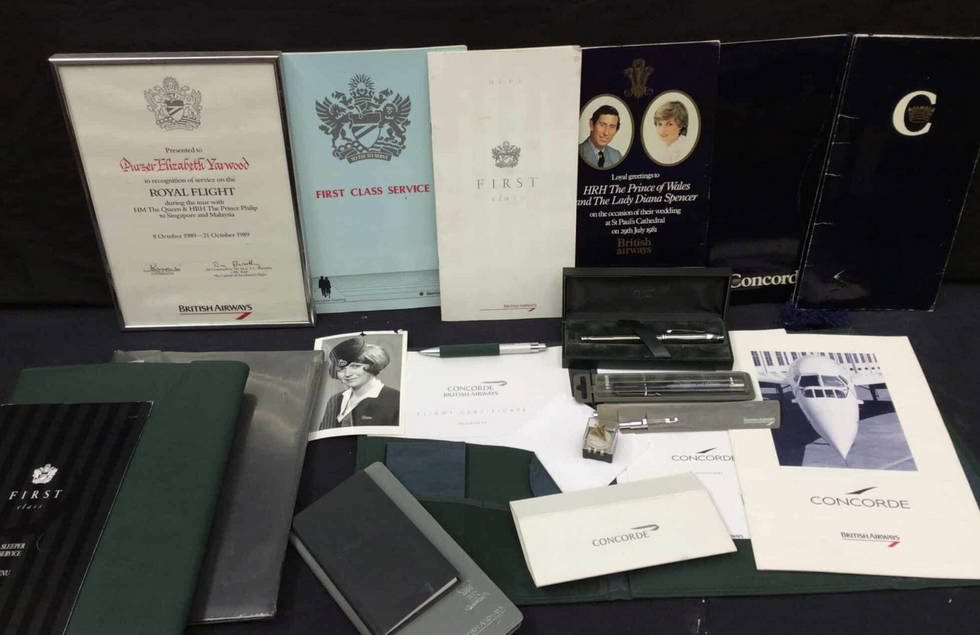 u200bSome of the memorabilia belonging to the late Elizabeth Evans