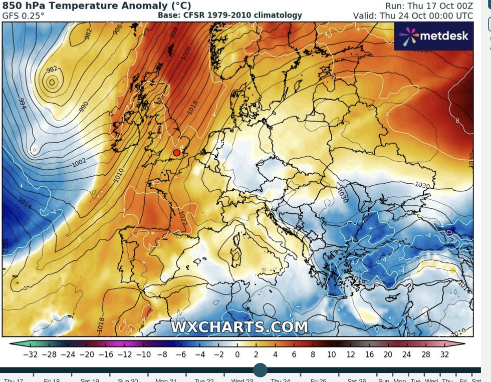 u200bSoutherly winds push temperatures back up