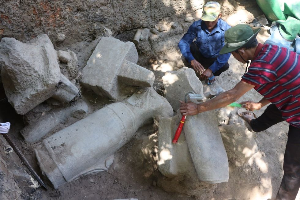 u200bTeams working near the temple made the discovery