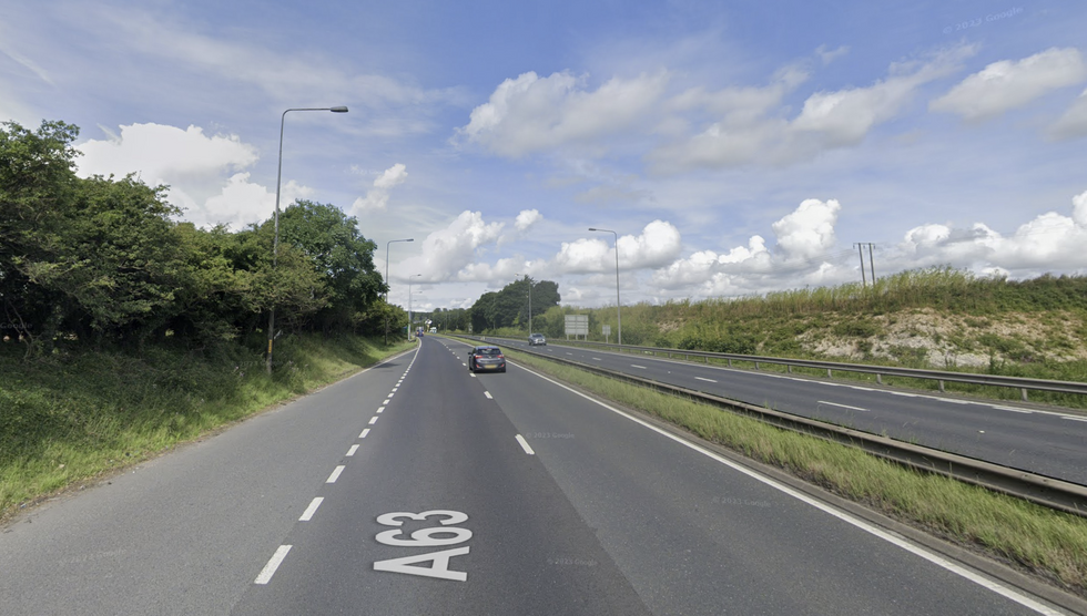 u200bThe A63 in Humberside