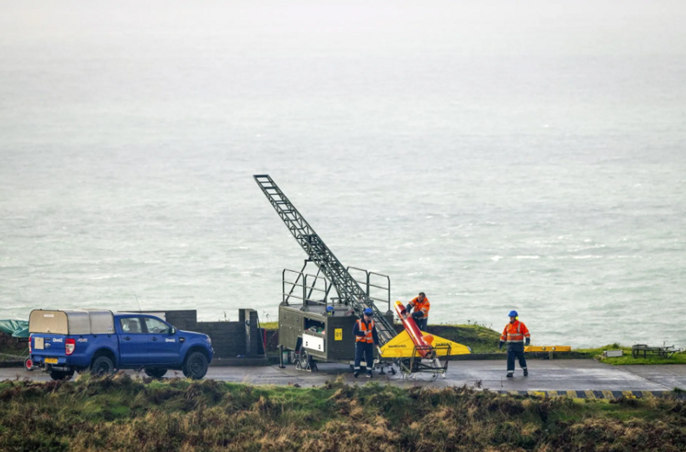 u200bThe Banshee is loaded onto its ramp