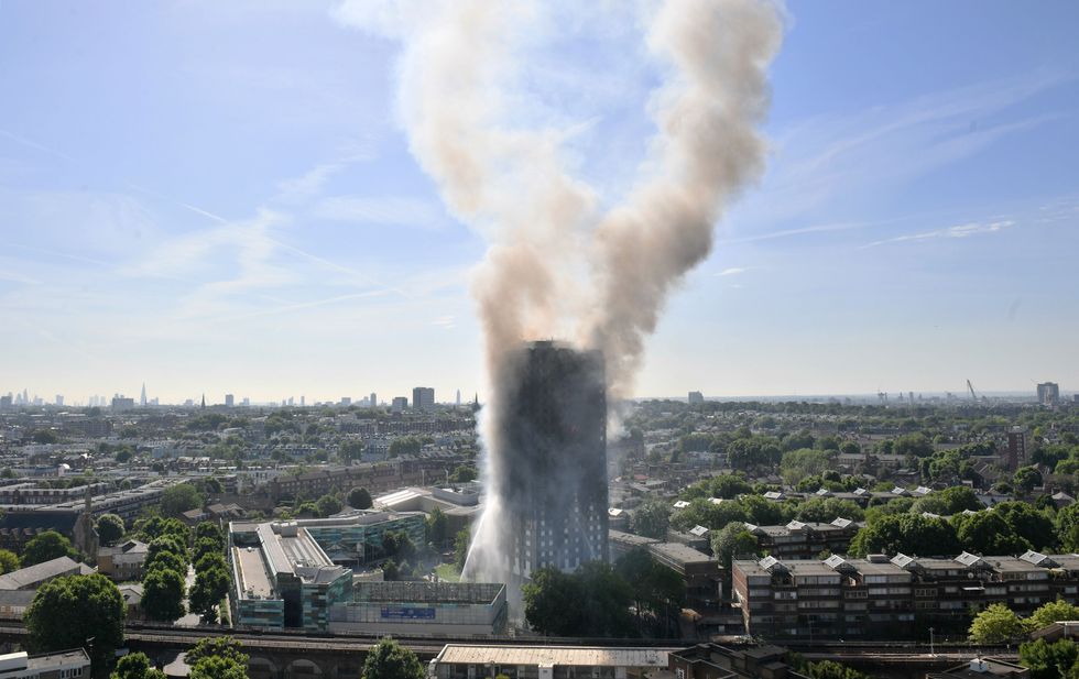 u200bThe block in West London set alight in June 2017