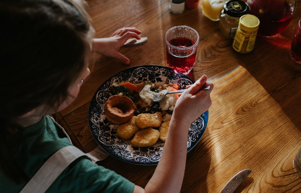 \u200bThe child reportedly did not like the taste of foreign chicken nuggets (file pic)