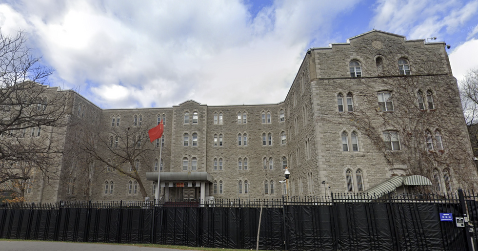 \u200bThe Chinese embassy in Canada's capital