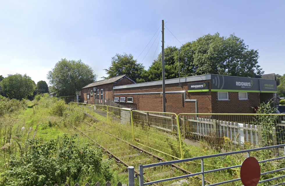 u200bThe disused railway station at Endon