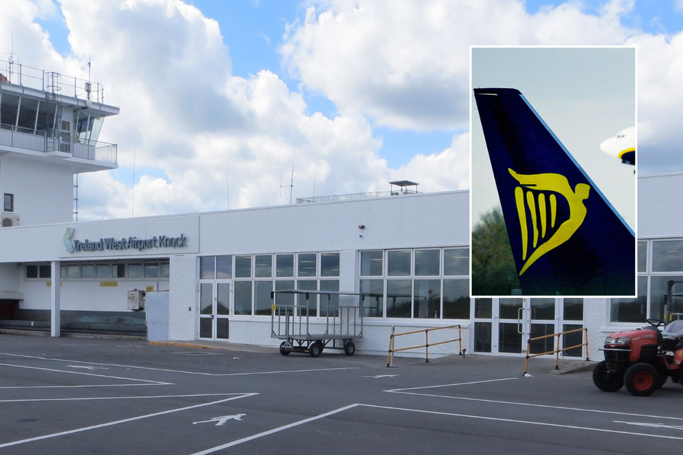 u200bThe flight was supposed to land at Ireland West Airport