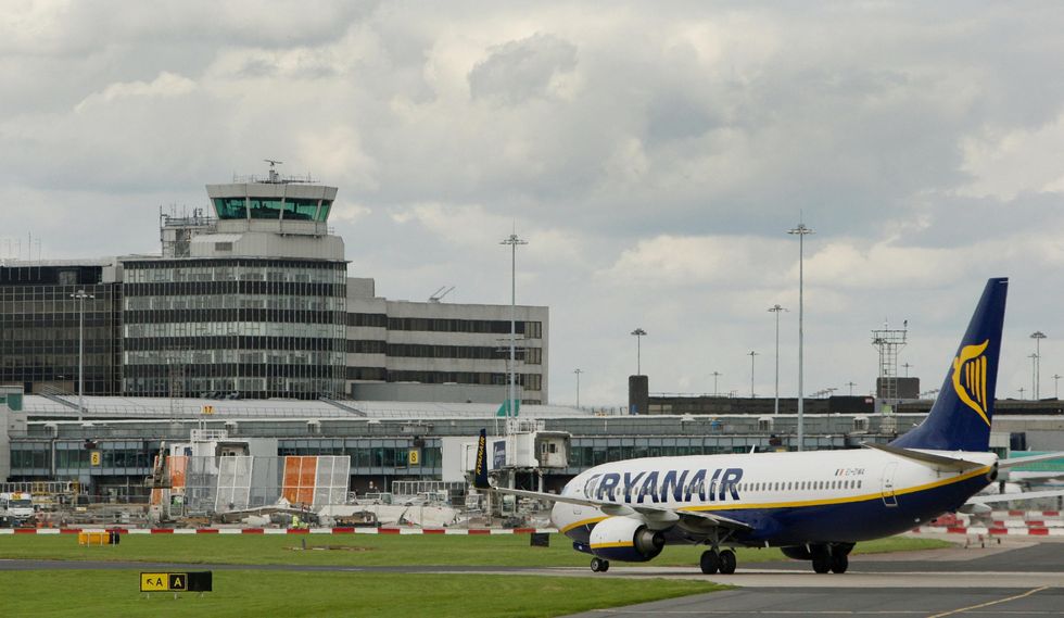 u200bThe incident took place on a Ryanair flight from Manchester (file pic)