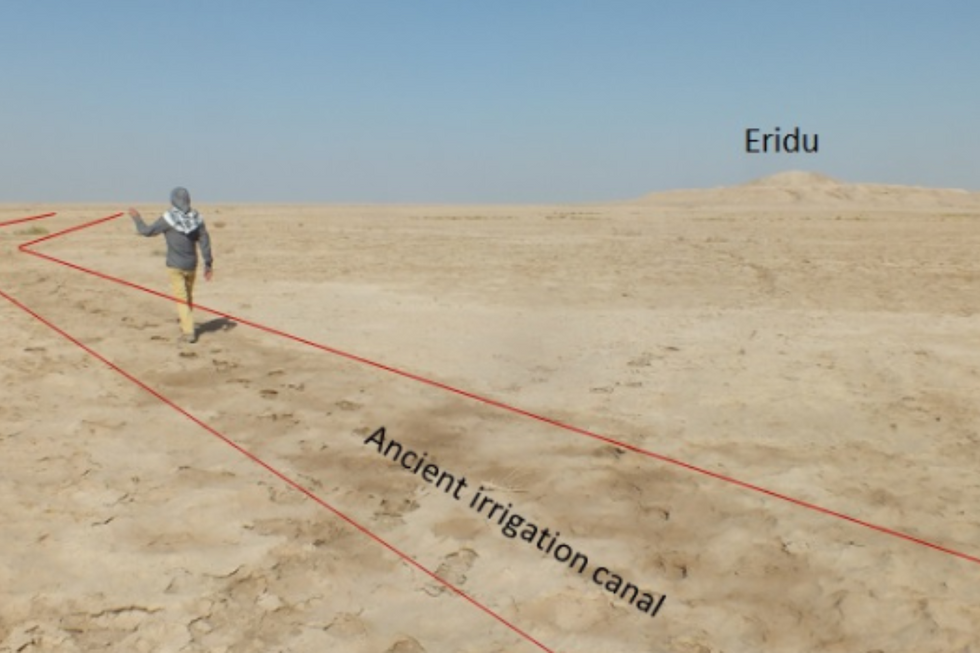 u200bThe irrigation canal was found near Eridu