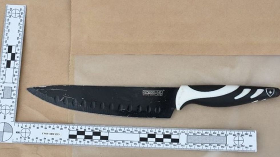 u200bThe kitchen knife used in an attack