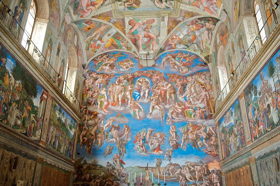 u200bThe Last Judgment fresco from the Sistine Chapel