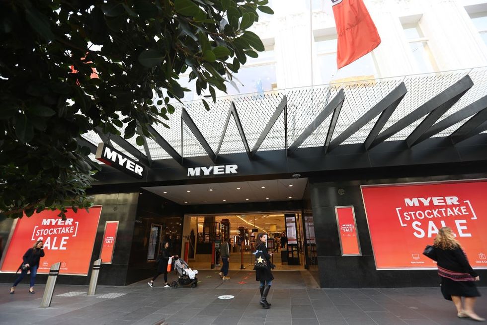 \u200bThe Myer store in Melbourne city centre