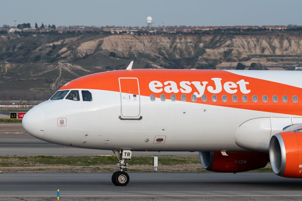 \u200bThe pair were kicked off the easyjet flight (file pic)