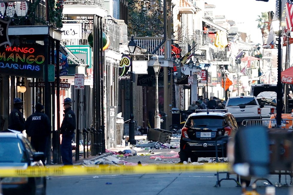 \u200bThe scene in New Orleans after the horror New Year's Day attack