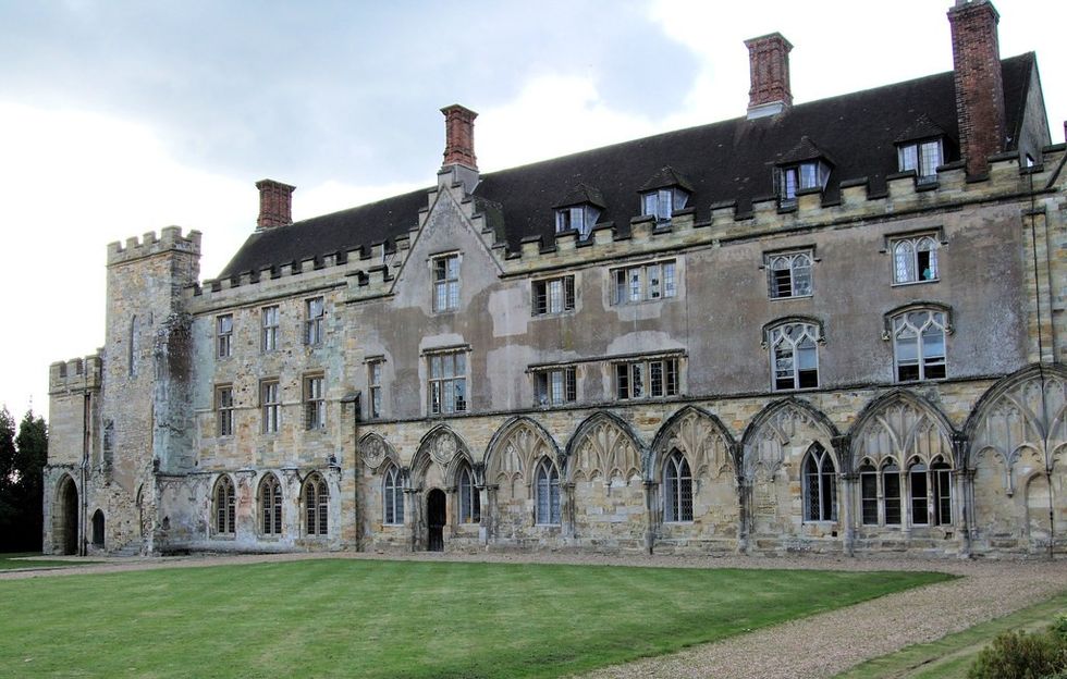 u200bThe school trip took place in Battle Abbey in East Sussex