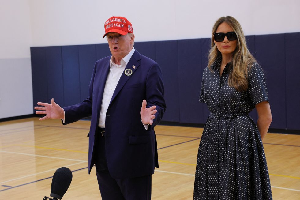 u200bThe Trumps cast their votes in the election in Florida