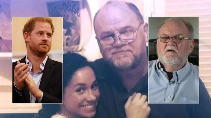 \u200bThomas Markle with Meghan Markle