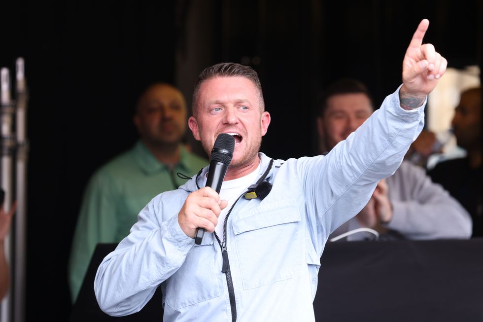 \u200bTommy Robinson, real name Stephen Yaxley-Lennon