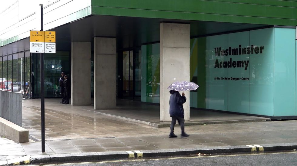 u200bWestminster Academy where a 14-year-old girl has been left with potentially life-changing injuries