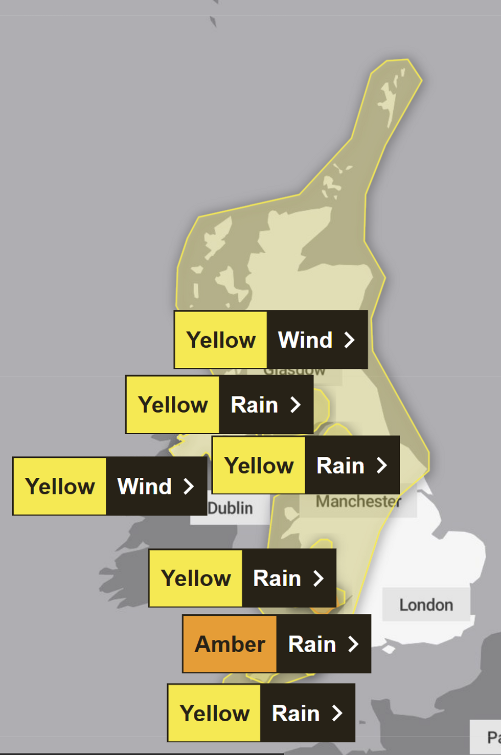 UK map