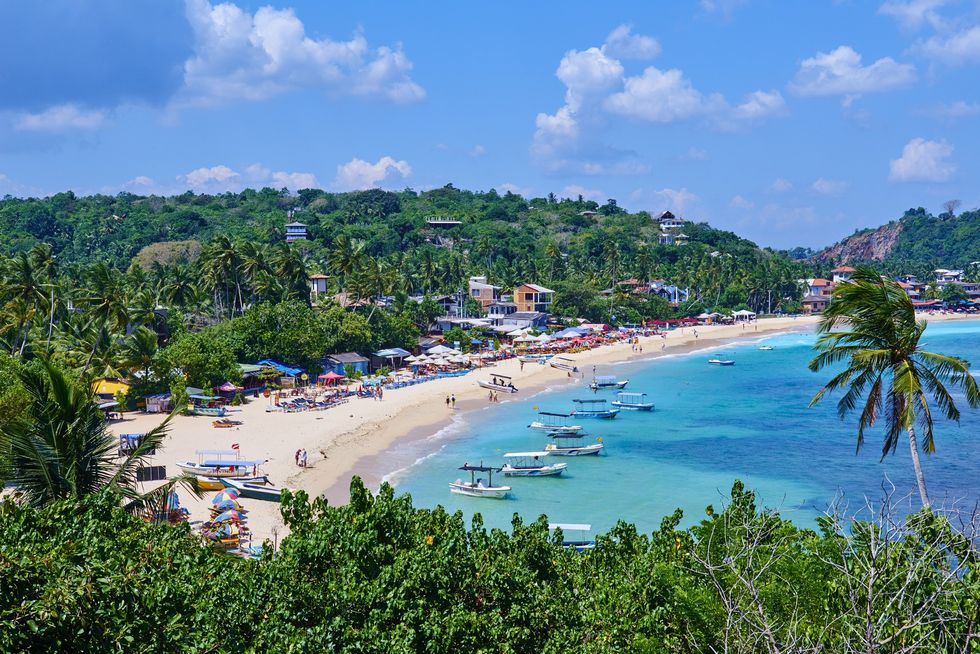 Unawatuna beach, Sri Lanka