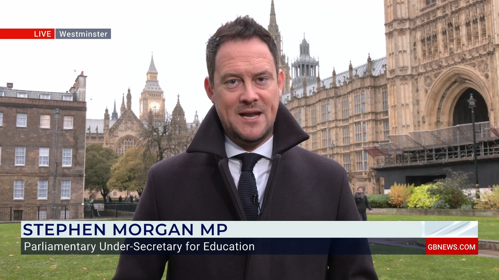 Under-secretary for Education Stephen Morgan