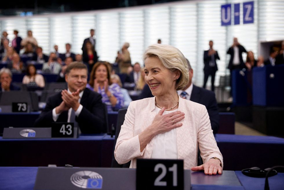 Ursula von der Leyen in the aftermath of the vote