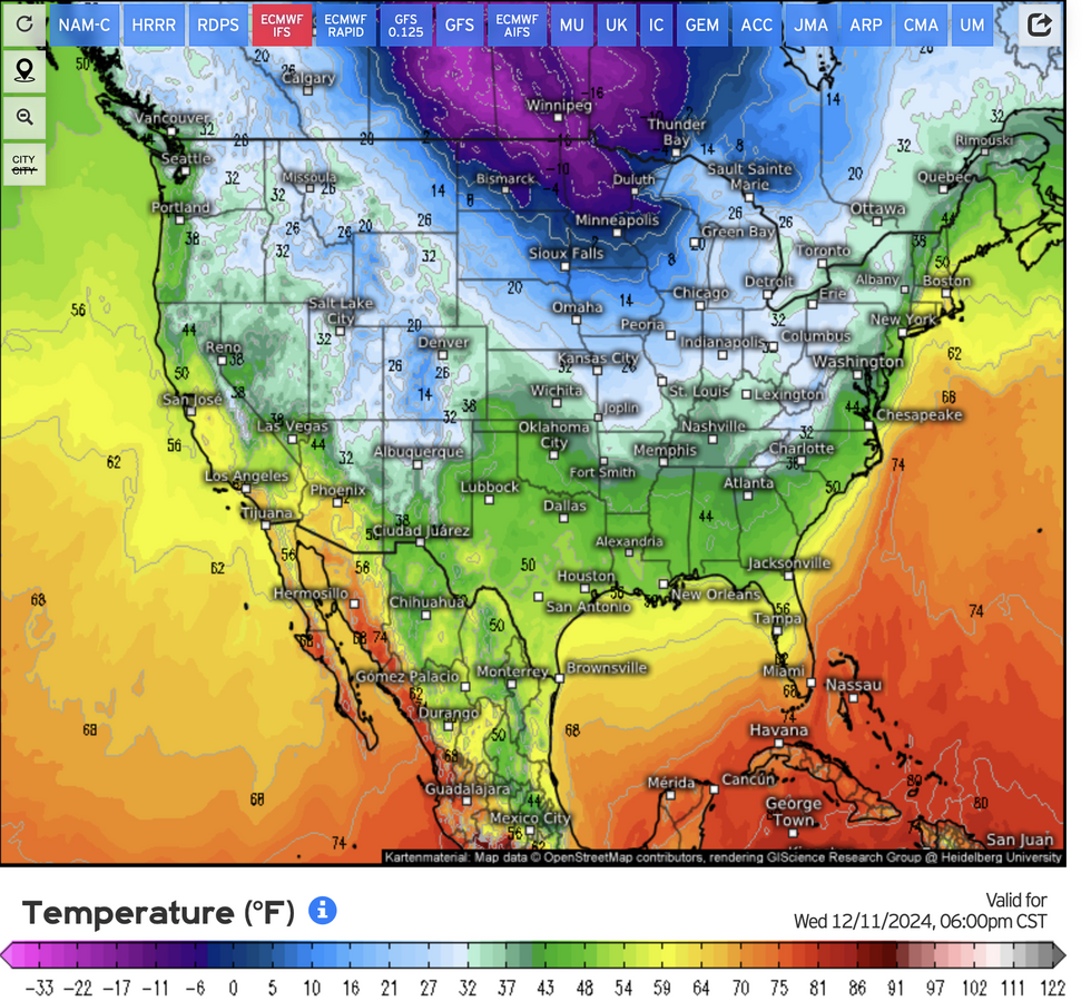 US weather forecast