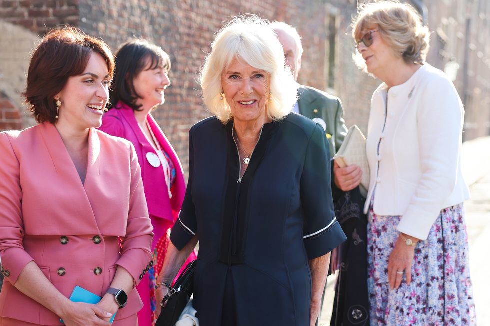 Vicki Perrin and Queen Camilla