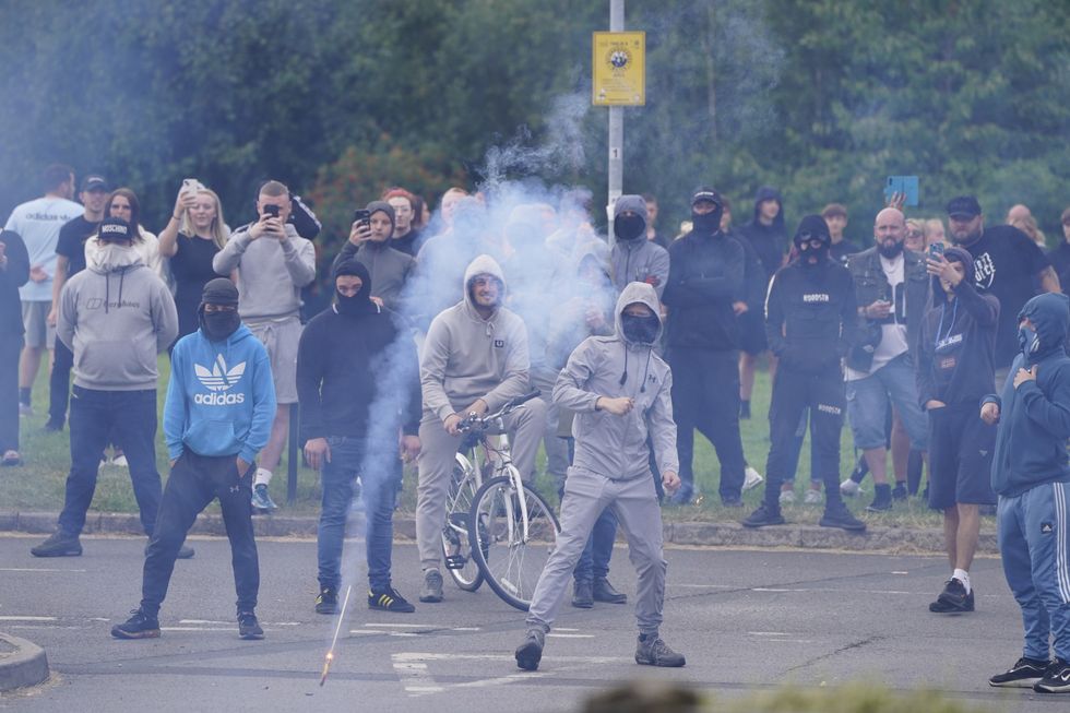 violent riots erupted after the stabbing in Southport