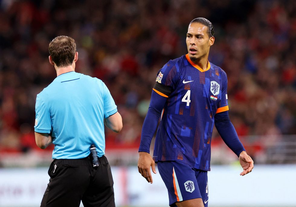 Virgil van Dijk Netherlands Hungary