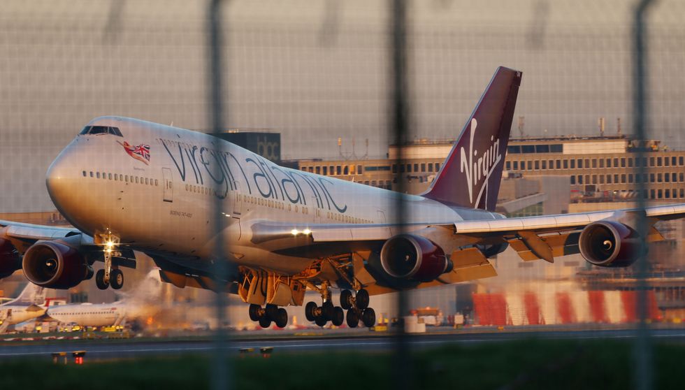 Virgin Atlantic plane