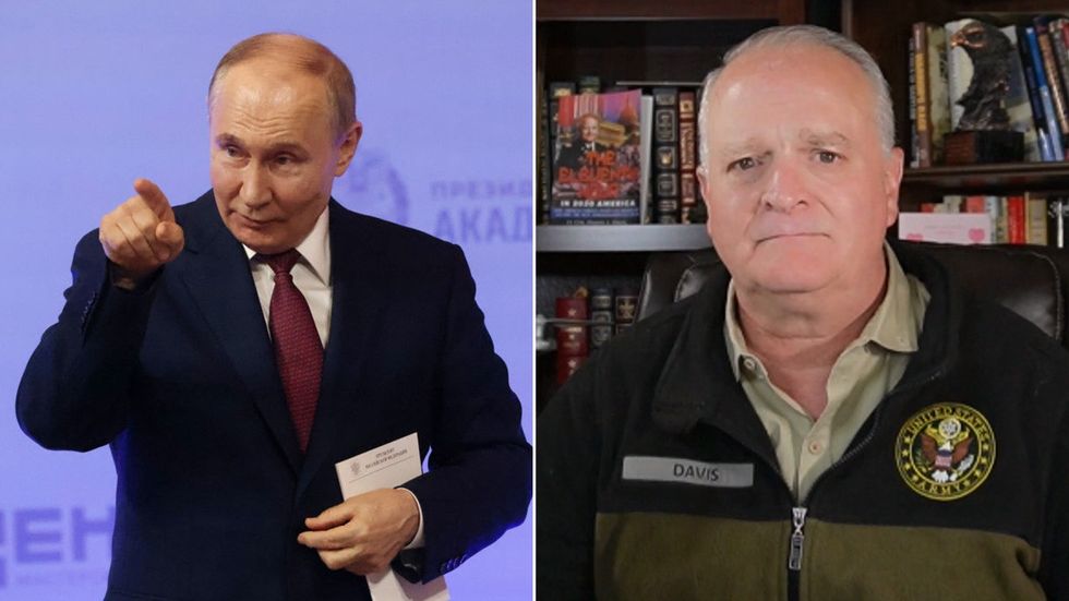 Vladimir Putin and Daniel Davis