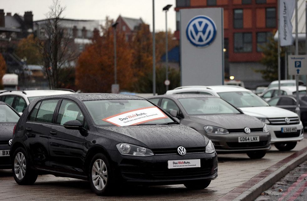 Volkswagen car dealership in London