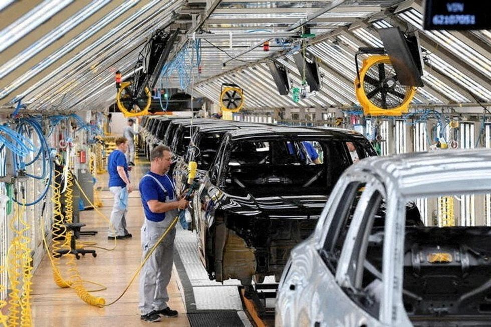 Volkswagen manufacturing plant in Wolfsburg