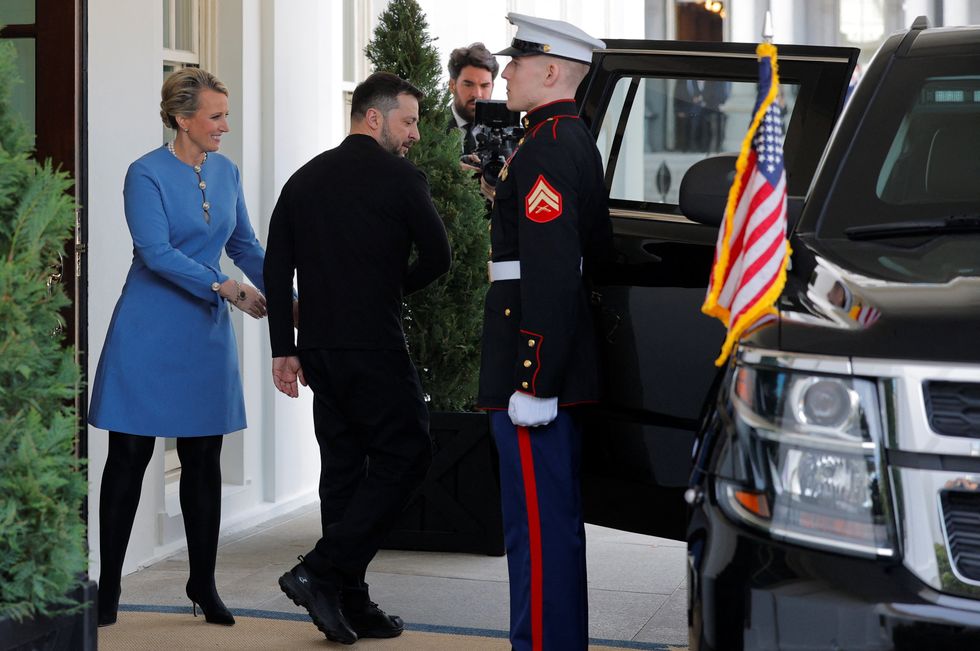 Volodymyr Zelensky leaves the White House after a bitter clash with Donald Trump and JD Vance